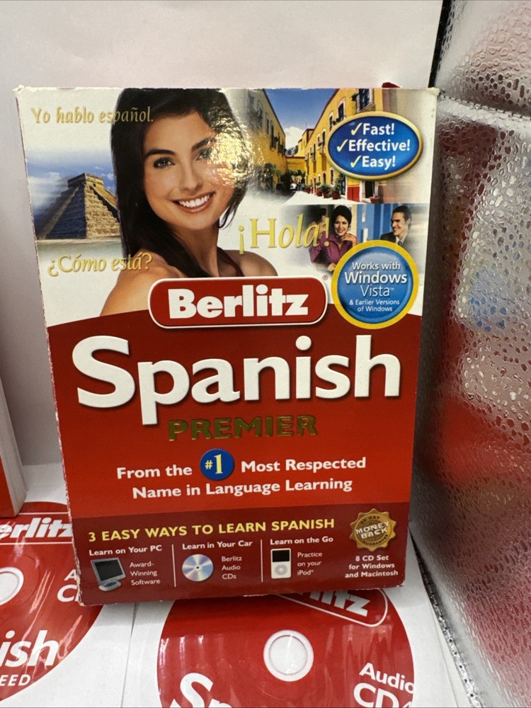 Berlitz: Spanish Premier (2006 Nova Development) - Used 8-CD Set + 198-page book