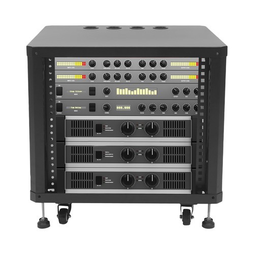 9U Rolling Server Rack Locking Network Cabinet Box Data Enclosure