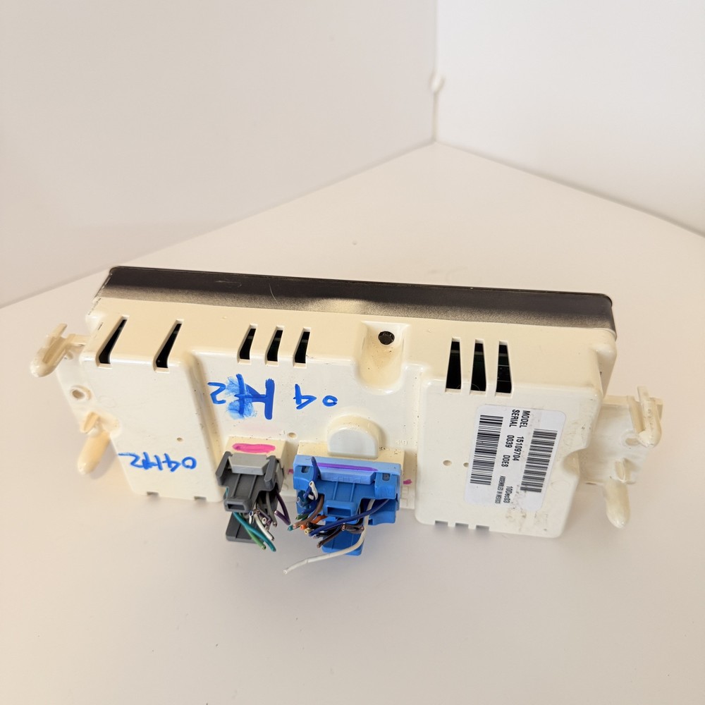 2004 HUMMER H2 AUTO CLIMATE CONTROL PANEL SWITCH OEM 15109704
