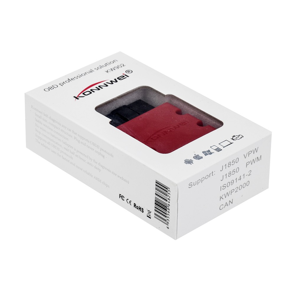 OBD2 OBDII Auto Car Diagnostic Scanner Tool Code Reader For iPhone X 13 12 PC