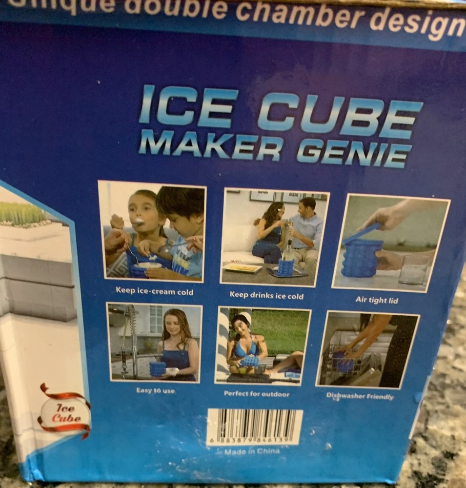 Summer Ice Cube Maker Mold Silicone Ice Bucket Tray Bucket