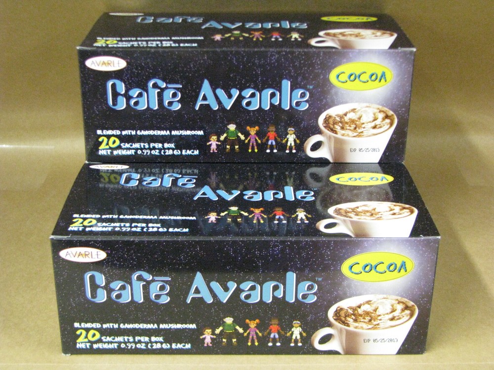 Cafe Avarle Healthy Ganoderma Cocoa - 3 Boxes (20 Pks)