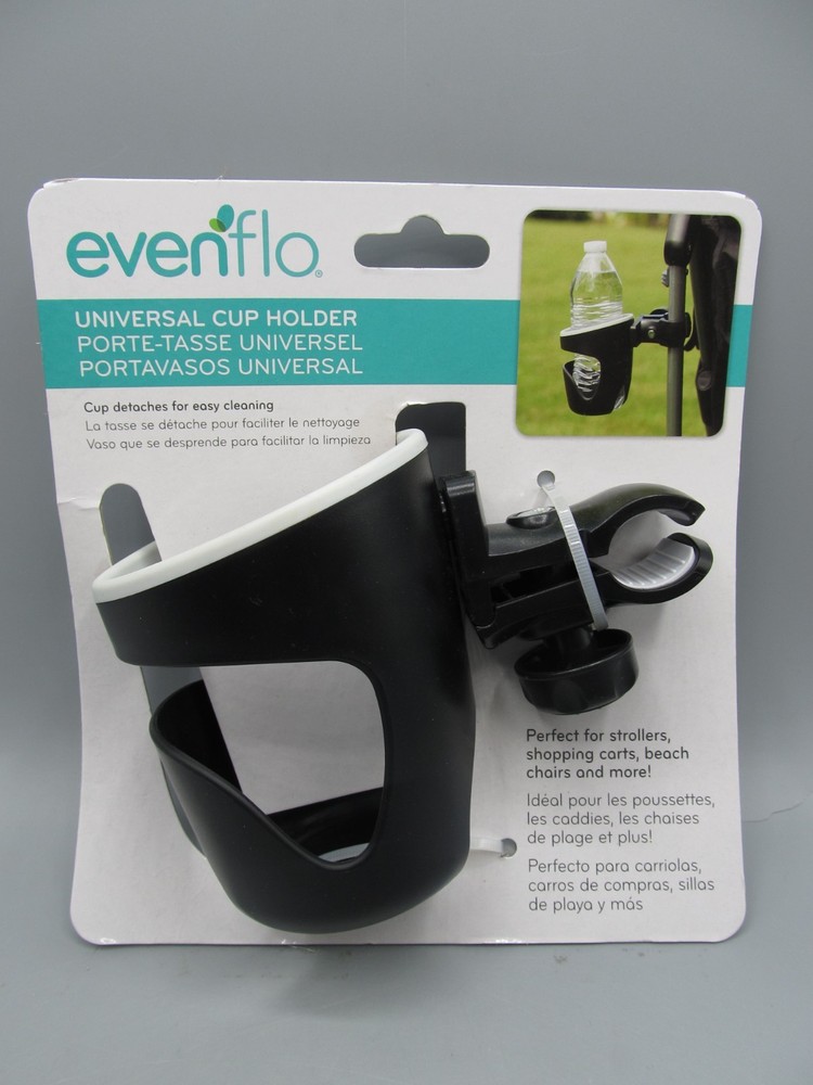 Evenflo Universal Cup Holder for Strollers Shopping Carts Beach Chairs & More