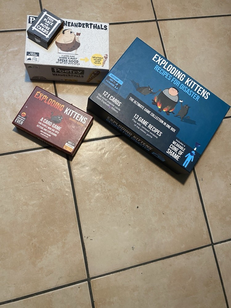 🔥 Exploding Kittens Bundle (3 Games) — COMPLETE ✅ Ready Today!