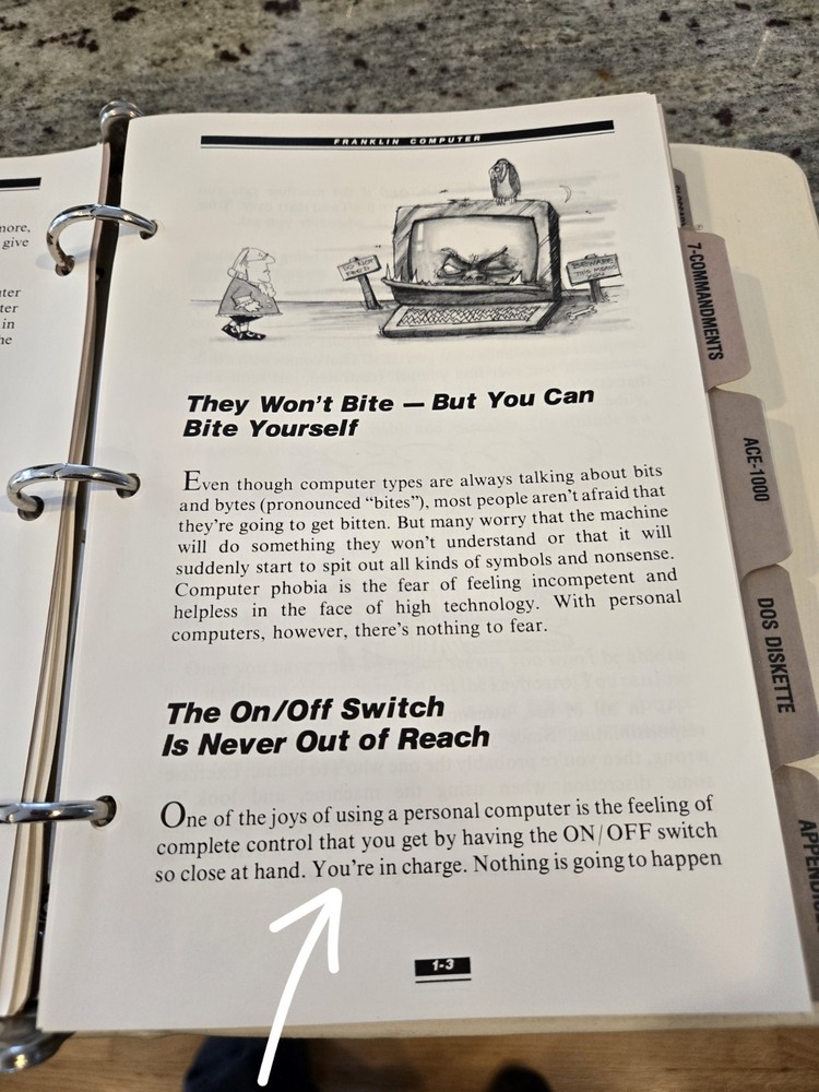 Franklin Ace 1000 User Reference Manual with Diagnostic Schematics VERY NICE