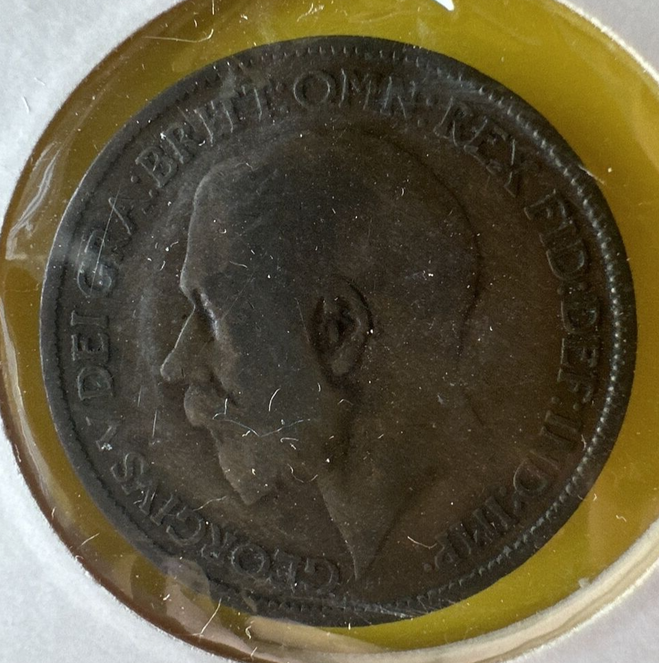 1921 Great Britain 1/2 Penny - World Coin