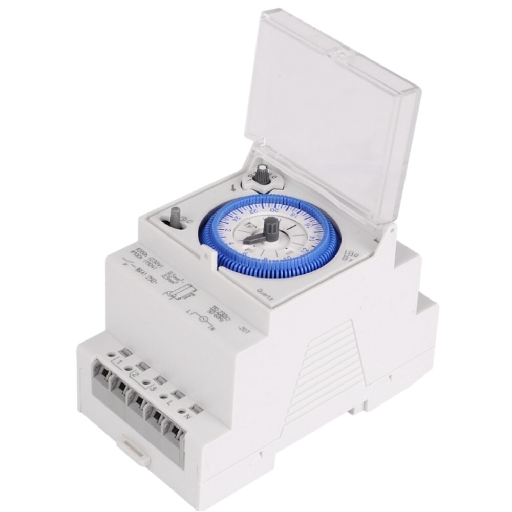 SUL181D Mechanical Timer Switch 96 Times On/Off Per Day Time Set Range 15 Mins
