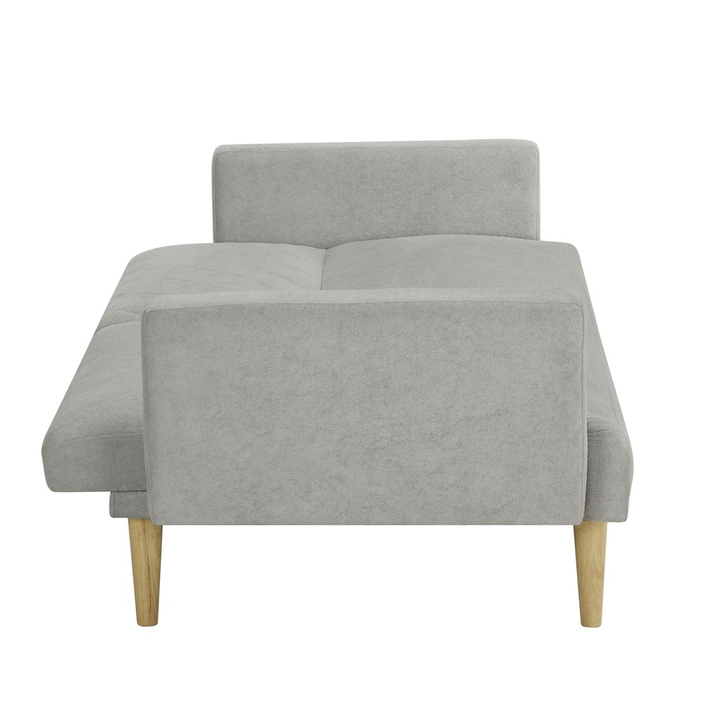 Multi-Functional Futon Sofa Single Bed Sleeper Convertible Couch Foldable Modern