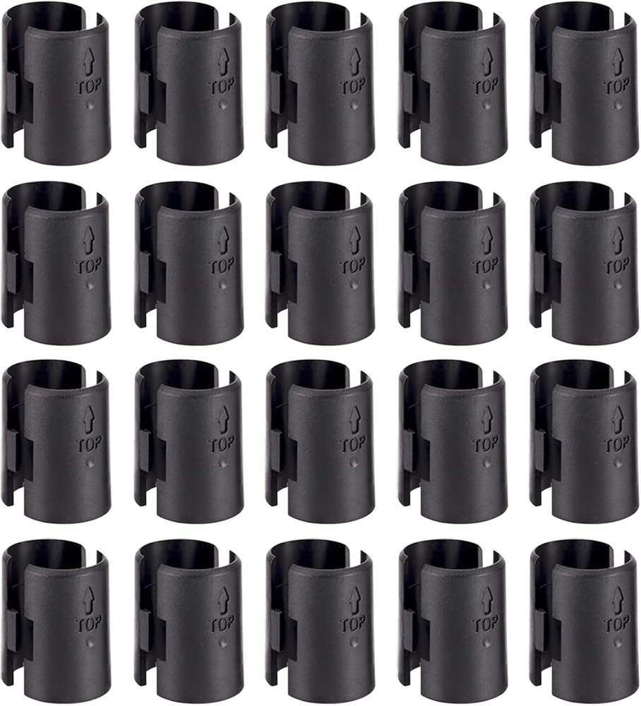 40-Pack Wire Shelf Lock Clips for 1" Posts - Secure Your Shelving System