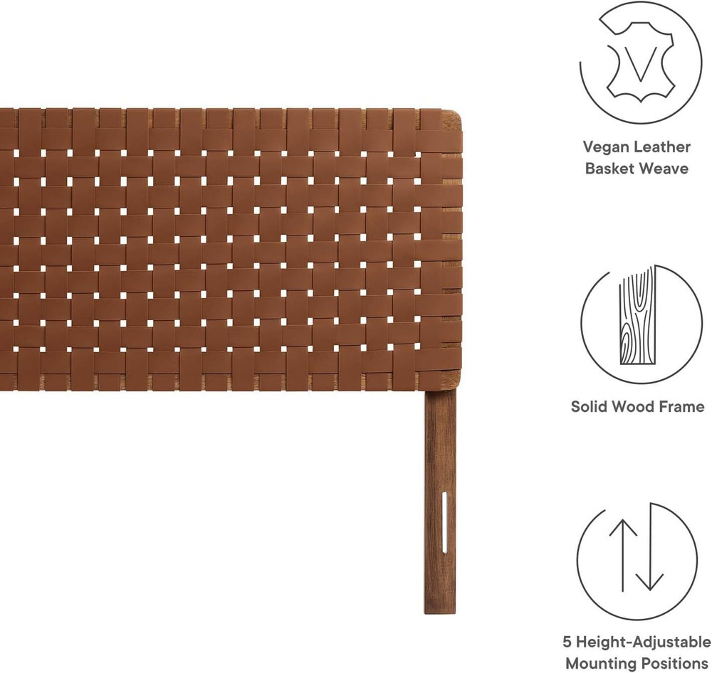 Sparta Headboards, King, Walnut Brown