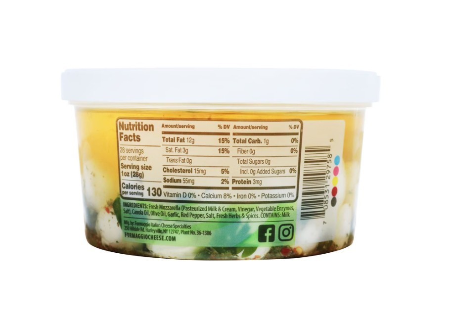 Formaggio Marinated Mozzarella Salad 28 oz.