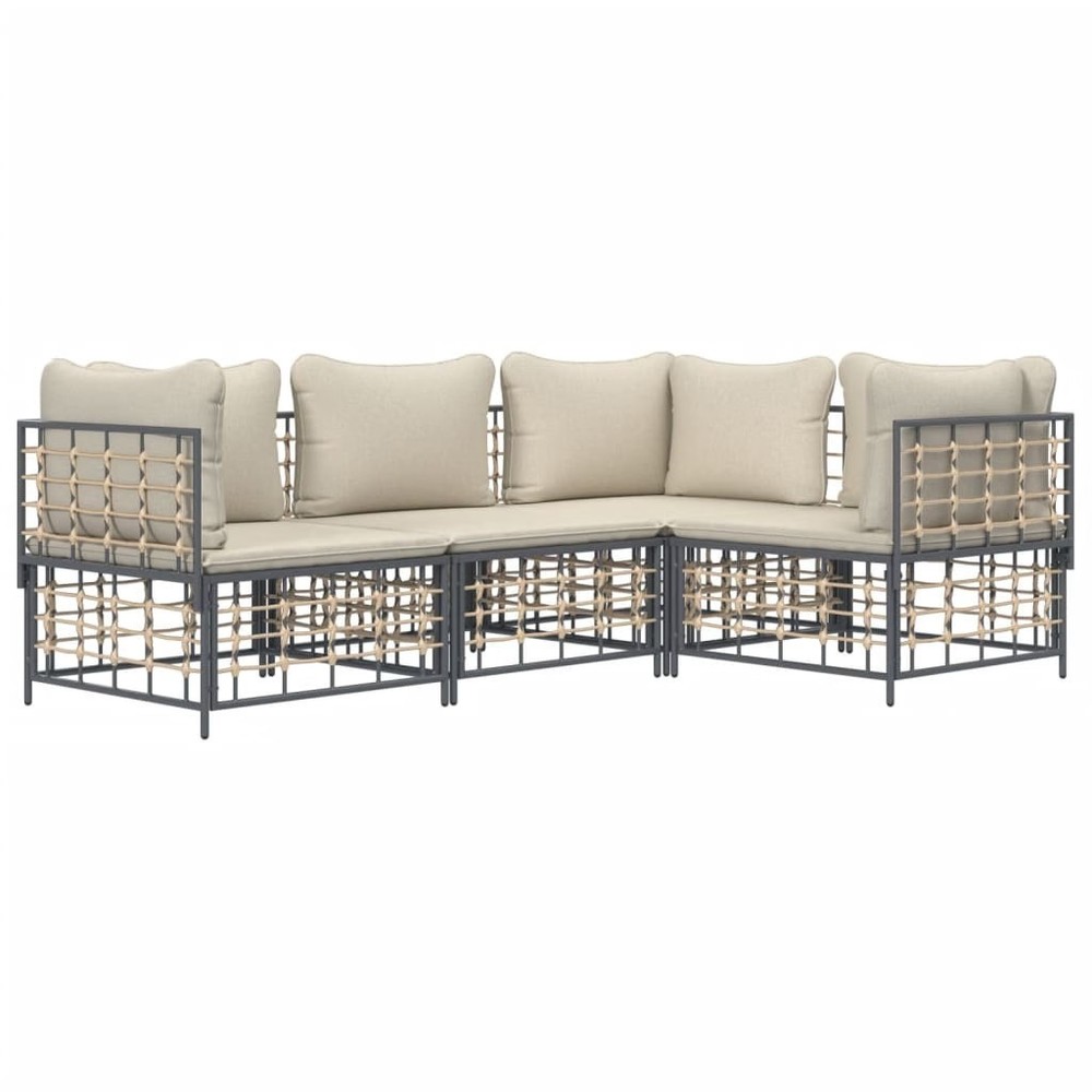 Garden Lounge Set Anthracite