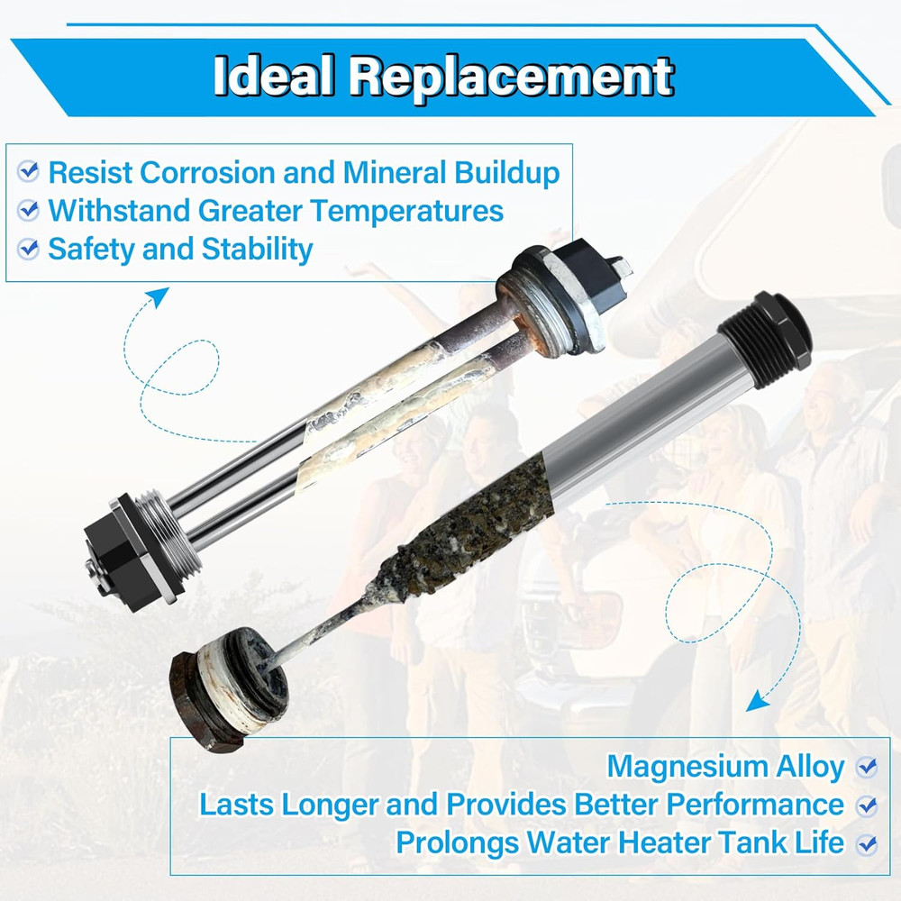 RV Water Heater Elements Kit Compatible with Suburban Water Heater Tanks, Includ