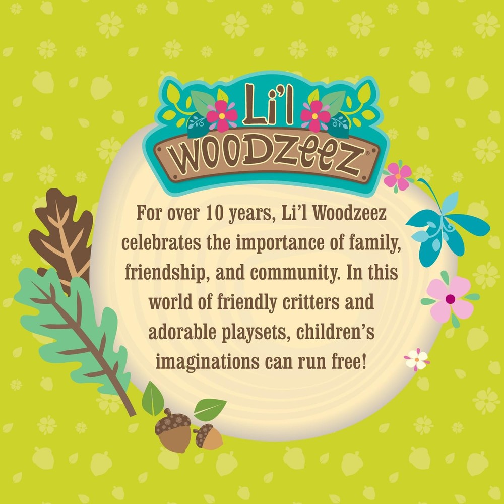 Li'l Woodzeez – Classroom & Playground Set, 20 Pieces Medium, Multicolor