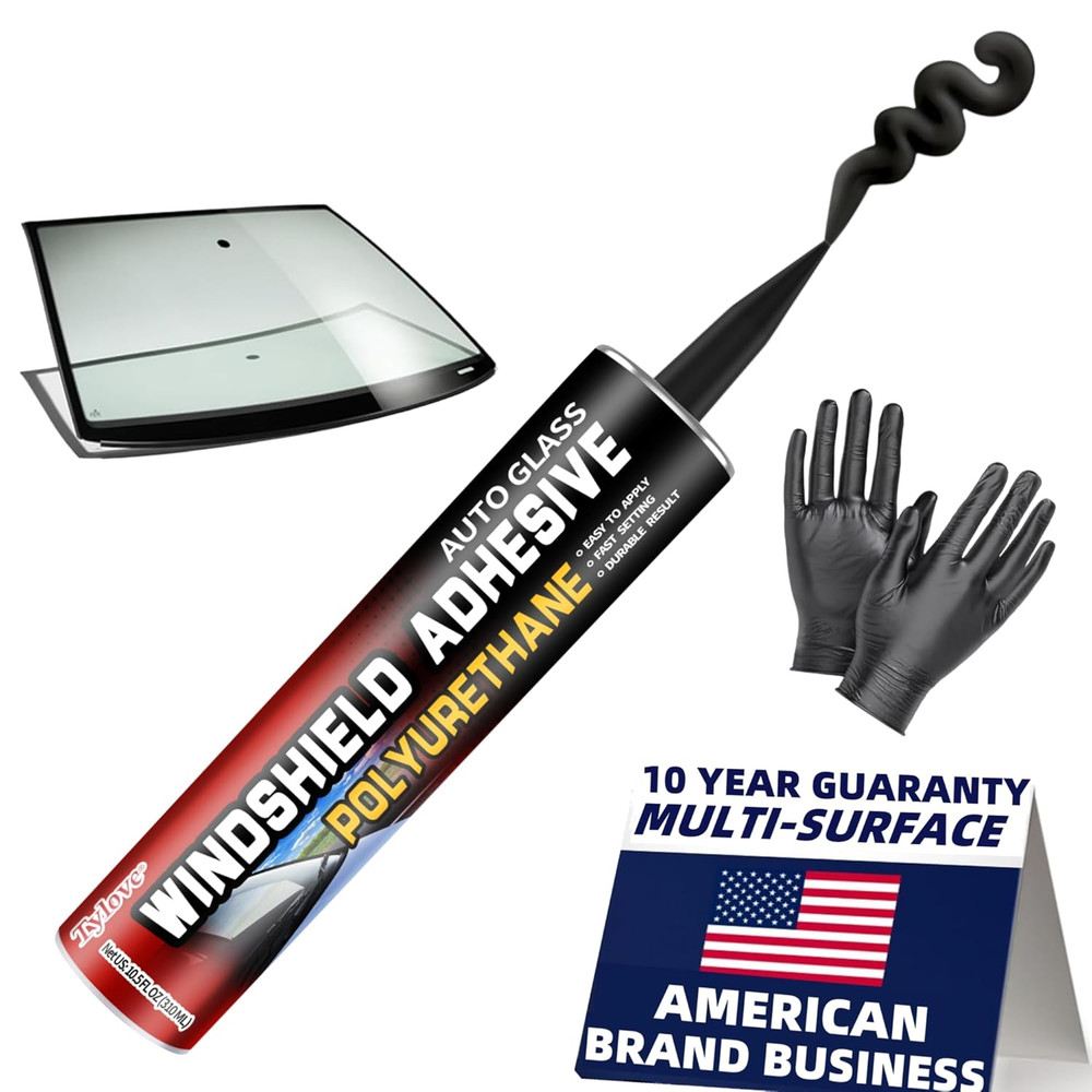 Windshield Urethane Adhesive Sealant - Quick Curing & Weather Resistant and Prof