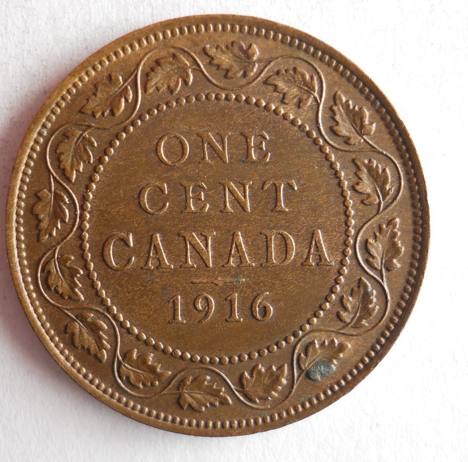 1916 CANADA CENT - Excellent Coin - FREE SHIP - Bin #733