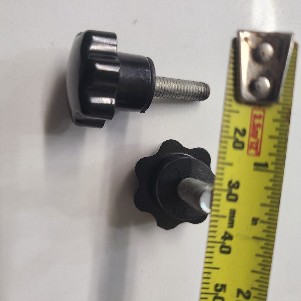 2 Screw Knobs Clamping for Securing Mobility Scooter Armrests