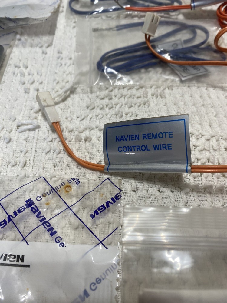 Assorted Navien Parts O-rings / Hose Tube / Remote Control Wire / Temp WIRE ect