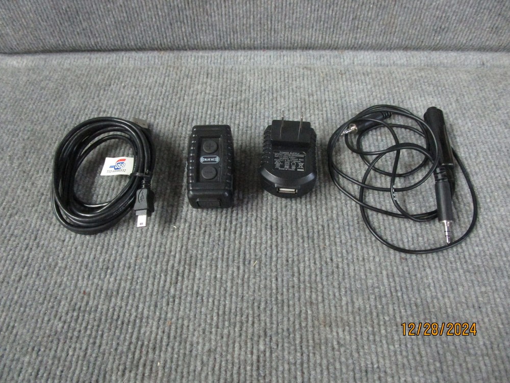 Blue-WI Nighthawk Tactical Bluetooth Mic Needs Battery