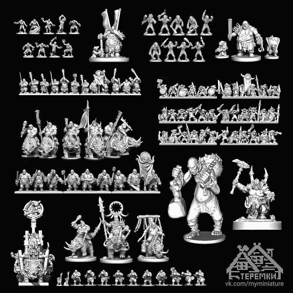 Ogre Army - 10mm Miniatures