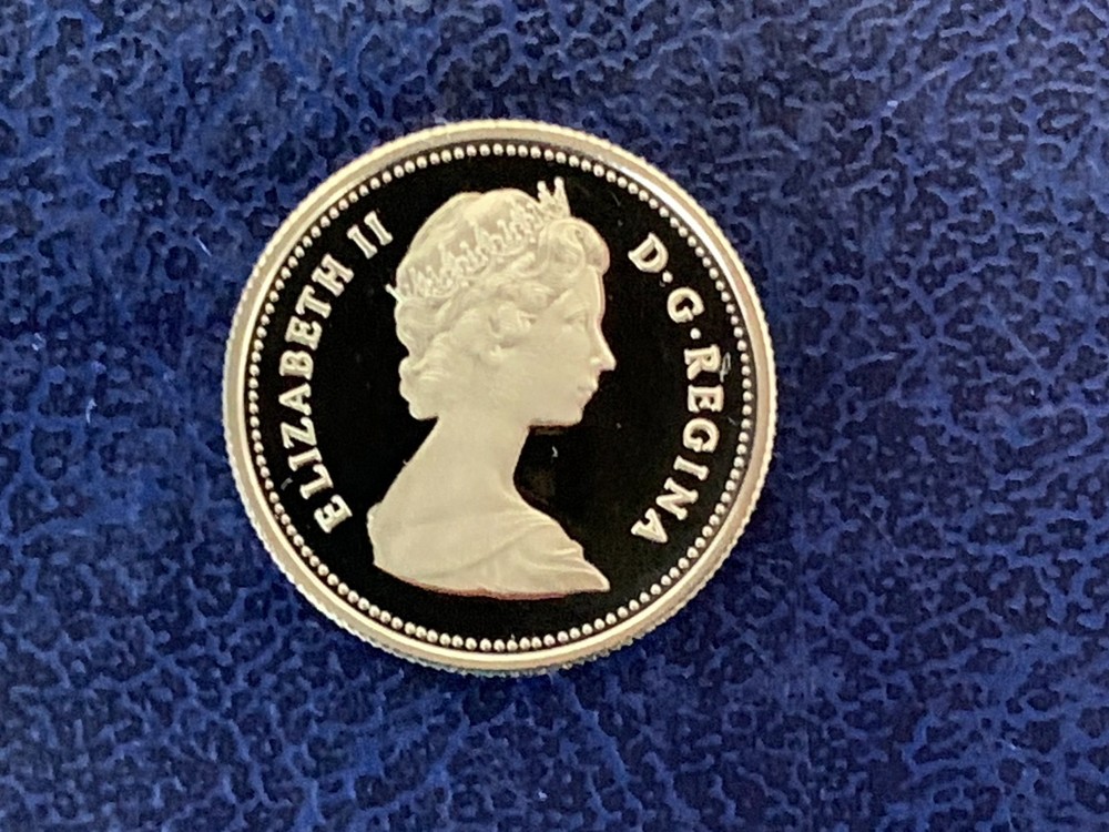 Canada 25 Cent 1984 Proof Coin-Uncirculated