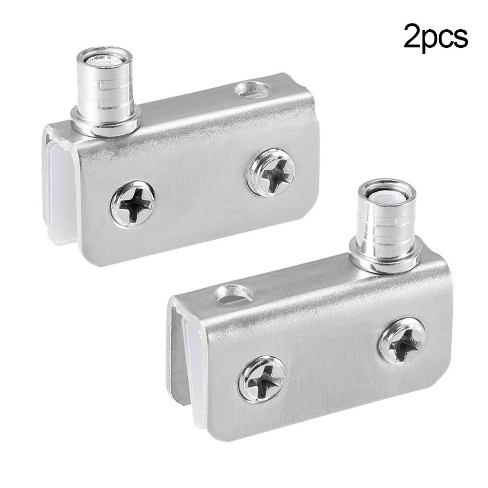 Metal Door Hinges Pack Pivot Accessory Adjustable Clip Cupboard