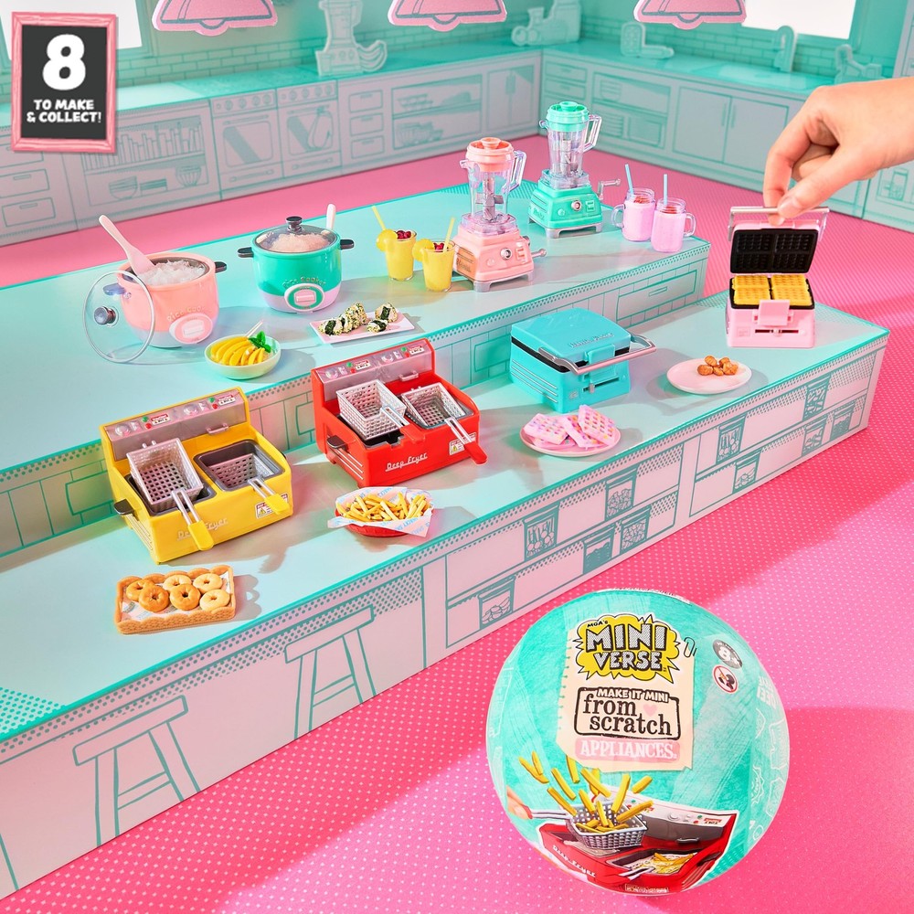 MGA's Miniverse Make It Mini from Scratch Appliances 4.5 inches, Multicolor