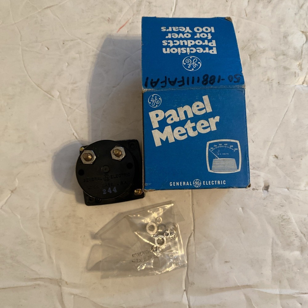 GE DC MilliAmperes Panel Meter (R2#40)