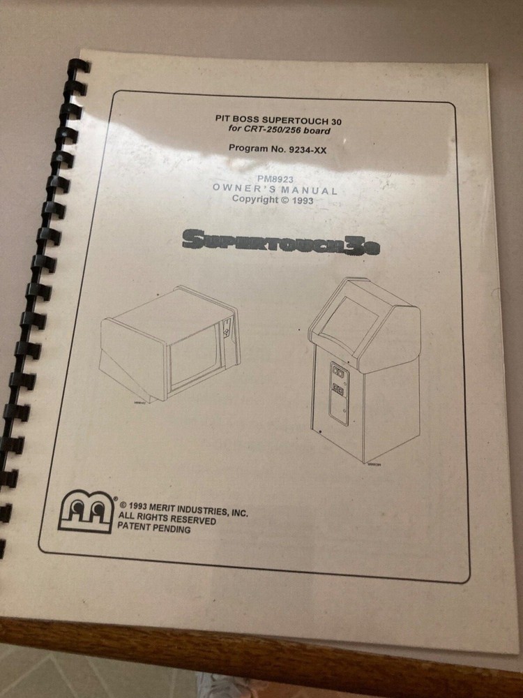 Pit Boss Super Touch 30 Game Manual