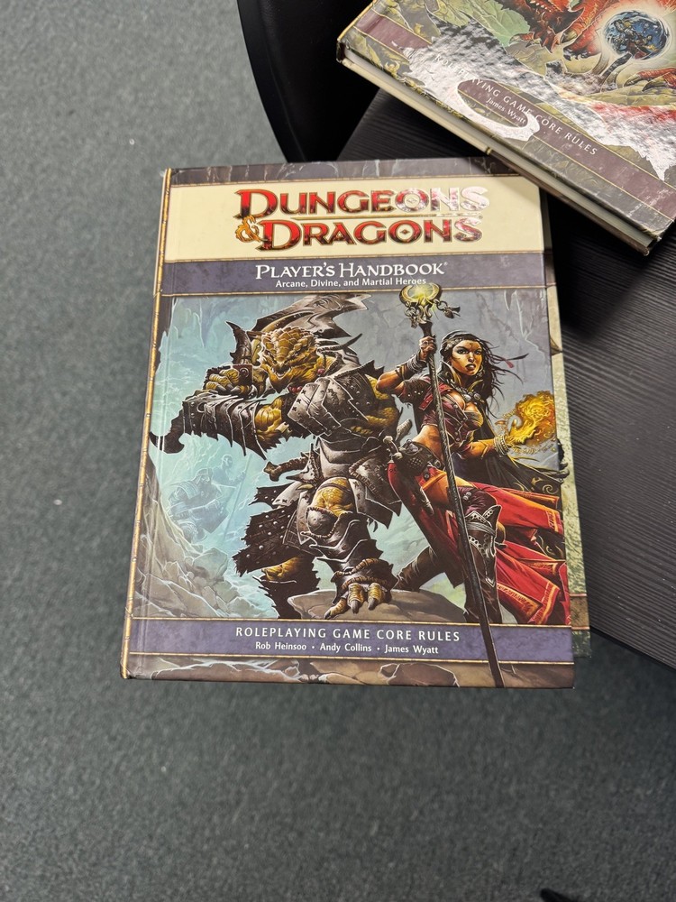 D&D Dungeons & Dragons Player's Handbook 4E 4th Edition Hardcover Book