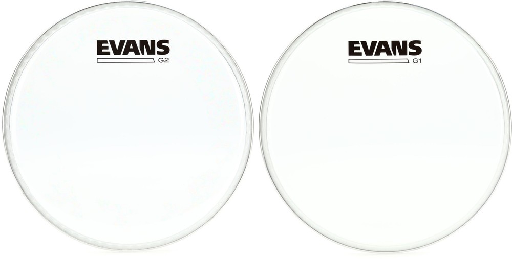Evans G1 Clear Drumhead - 8 inch + Evans TT08G2 Value Bundle