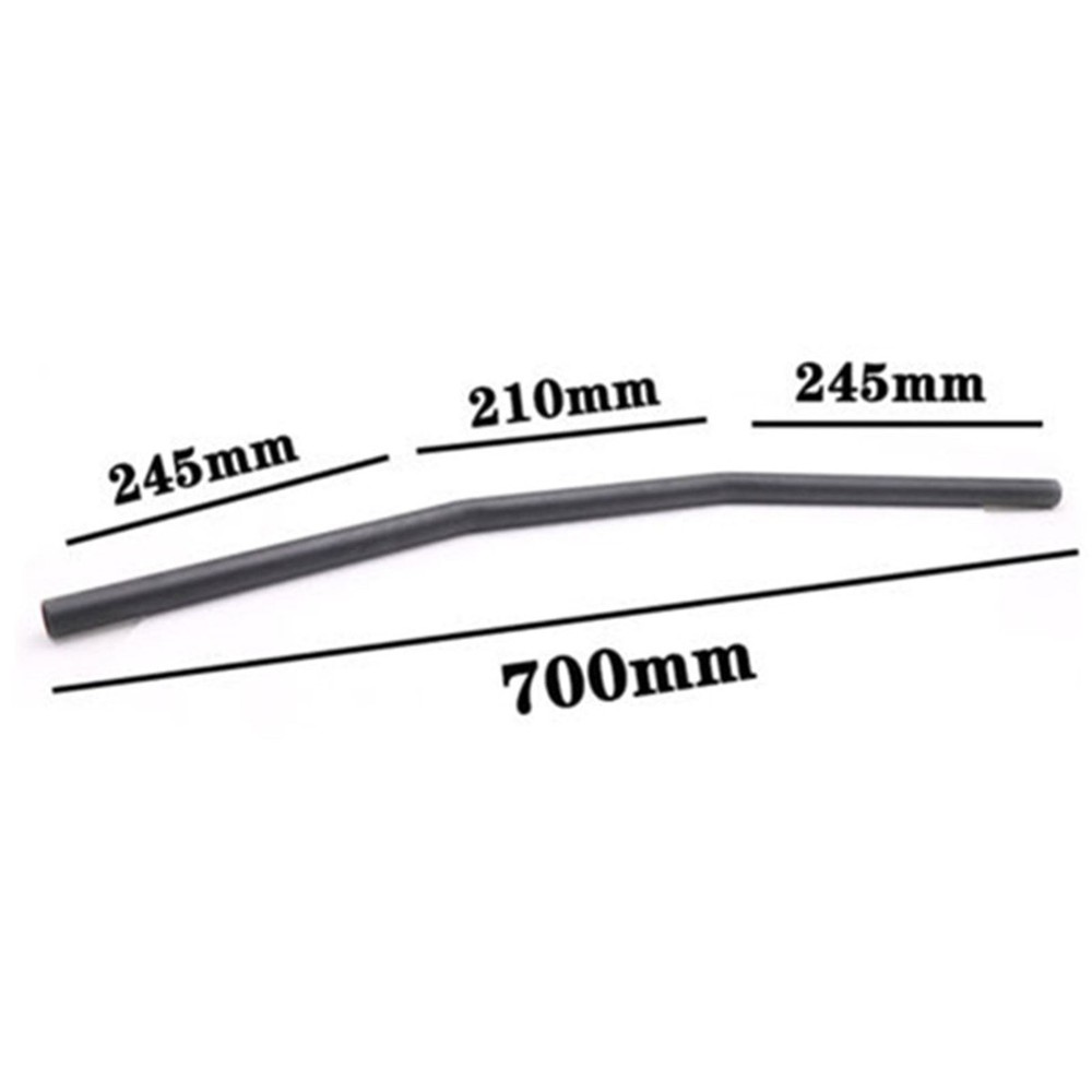1'' 25mm Motorcycle Zero Drag Bars Handlebars - Black