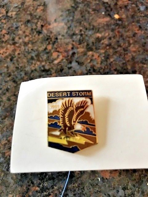 USAF PIN OPERATION DESERT STORM  1" PINBACK