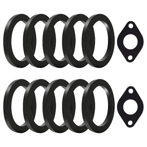 10 Pcs Flange Gasket Seals Replacement Assembly Pump Flange Gasket Compatible