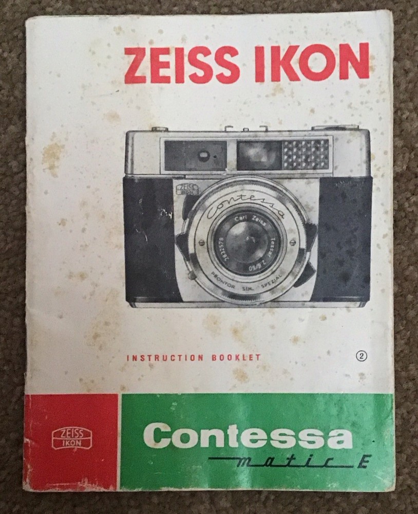 Zeiss Ikon Contessa Matic E Instruction Manual