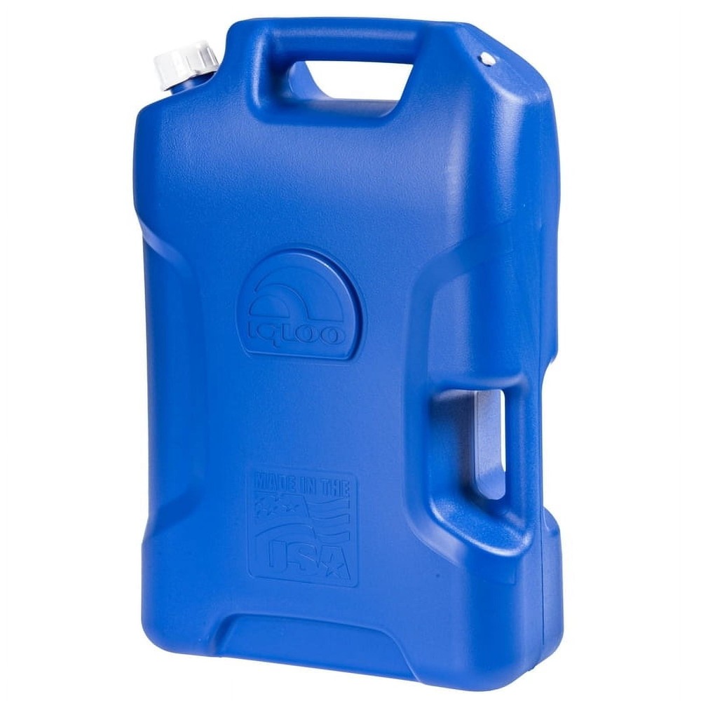 (2 Pack) 6 Gallon Camping Water Storage Container, Blue