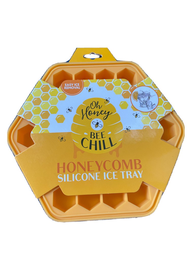 Honeycomb Ice Cube Tray - Silicone - Dishwasher Safe - Evriholder