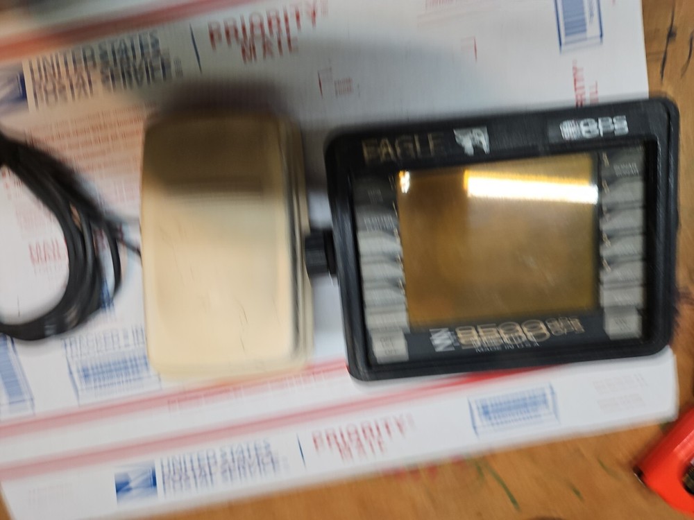 Vintage Eagle Z-9500 GPS Sonar Plot With Antenna