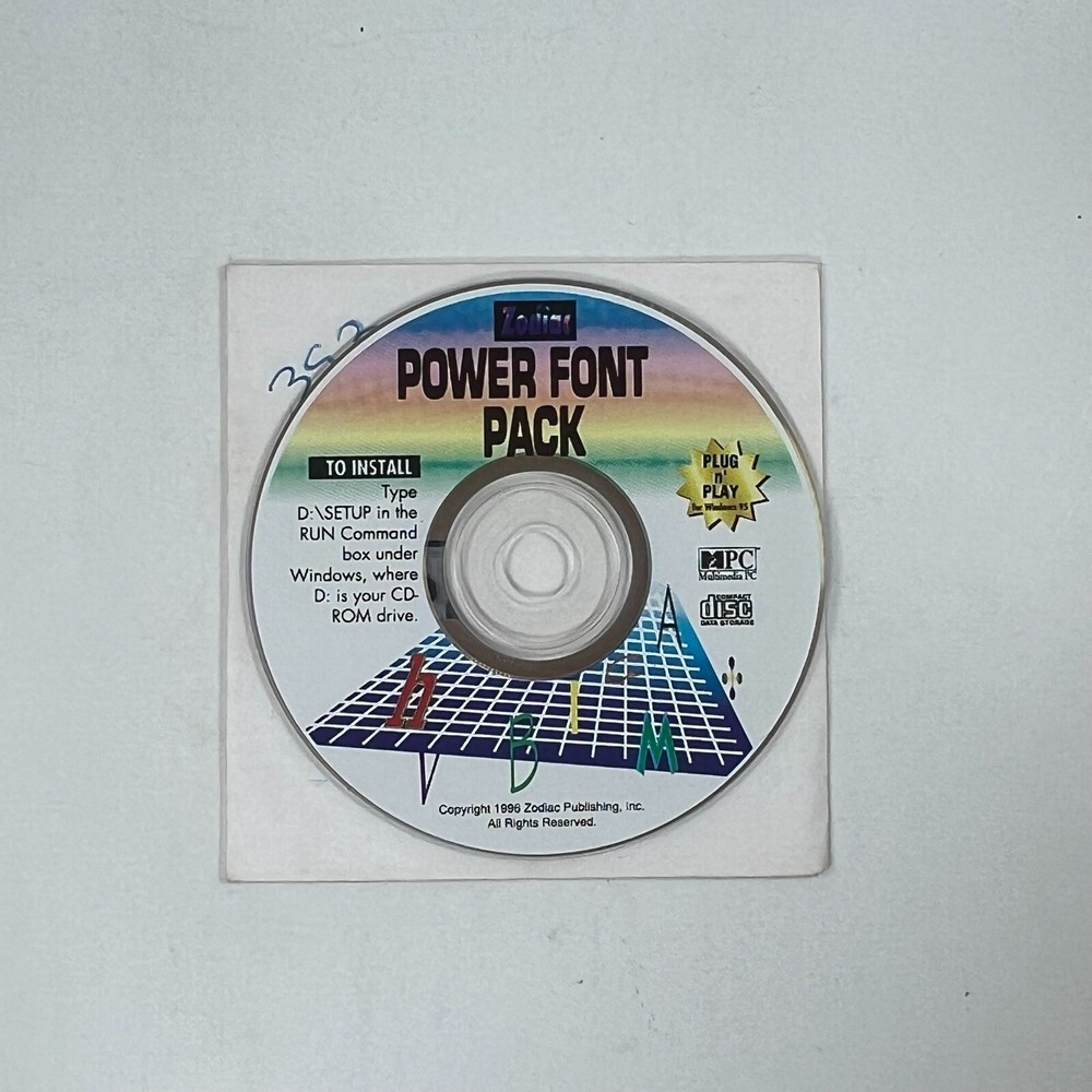 Zodiac Power Font Pack (PC)