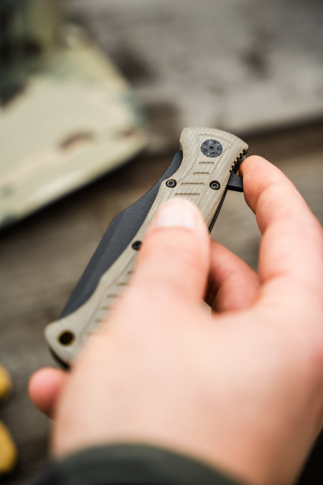 Boker Plus Micro Tracker Folder Pocket Knife 3.12" Blade 154CM EDC ✔️ 01BP0002
