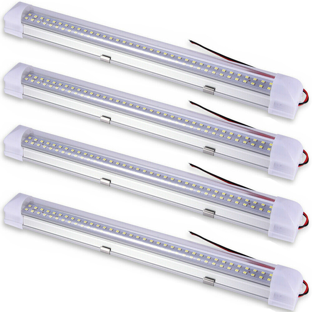 4X 12V 108LED RV Ceiling Dome Light LED Interior Lighting for Trailer Camper
