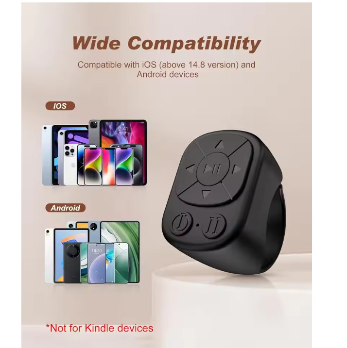 Tiktok Scrolling Ring Tiktok Remote Control Is Suitable for Iphone, iPad