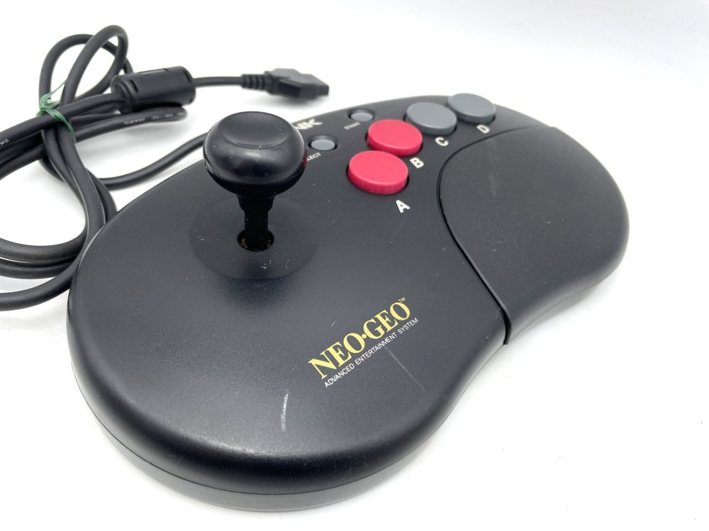 Neo Geo CD AES CDZ Joystick Controller Pro Arcade Stick SNK Tested