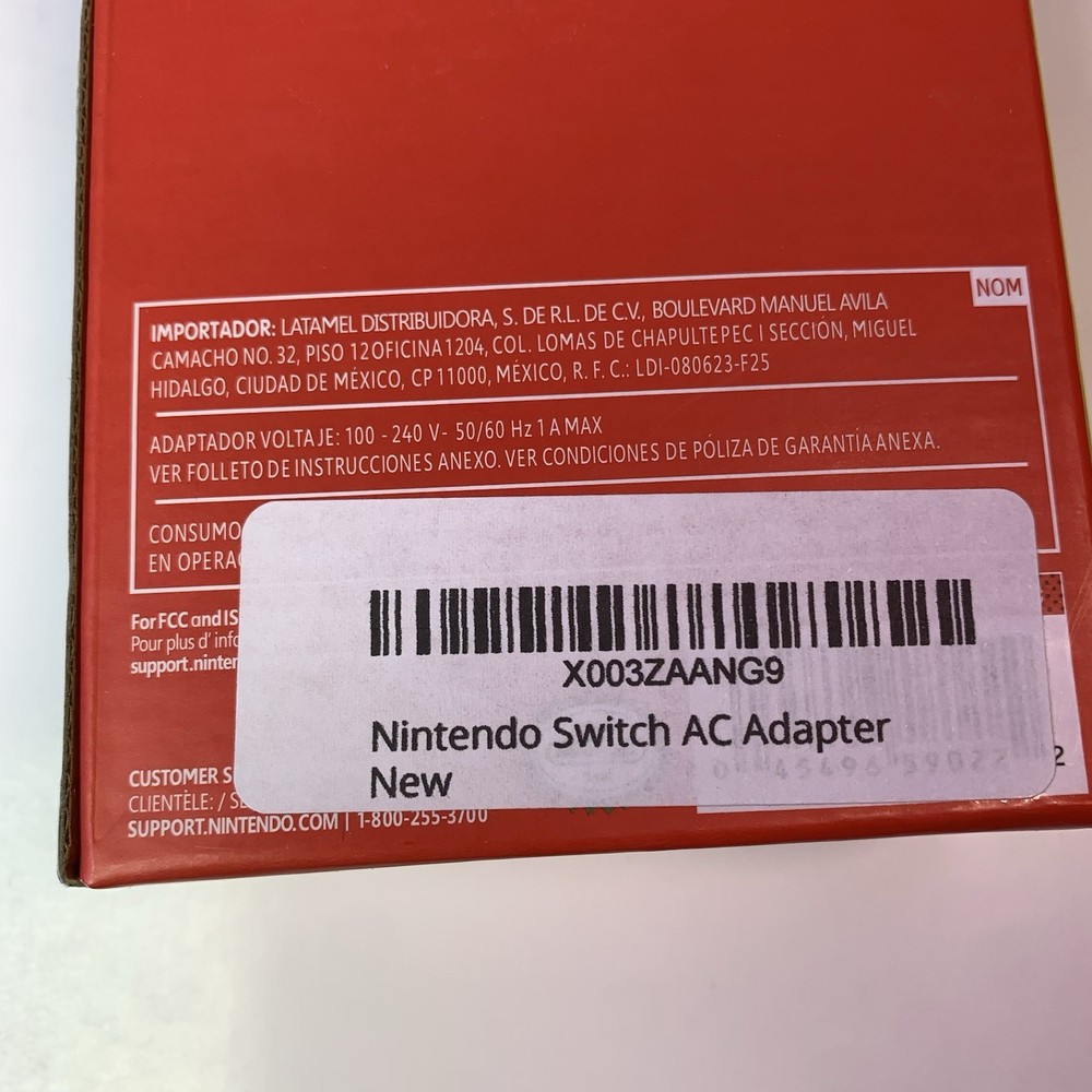 Nintendo Switch AC Adapter Power Adapter Charger Open Box