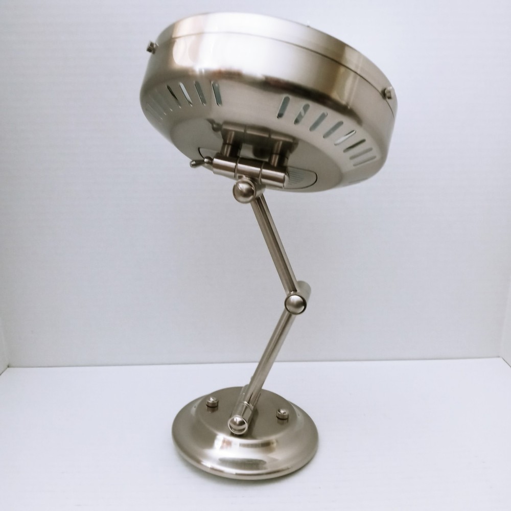 Kimball & Young 5X Round Lighted Mirror Wall Mount Chrome Single Side Open Box
