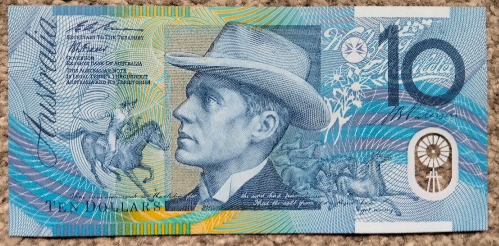 Australia 10 Dollars 1993  P-52a   EF+
