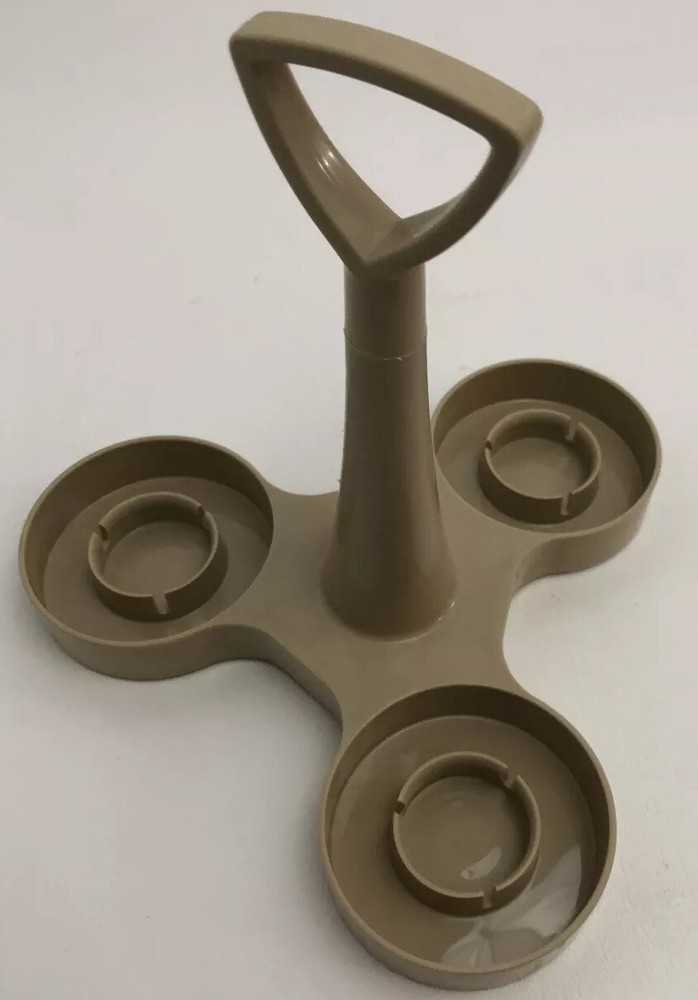 Tupperware Almond Tan Condiment Keeper Carrier Replacement Only #757-1