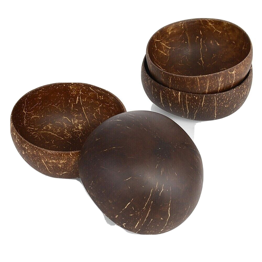 3Pcs Ceylon Natural Creative Coconut Shel