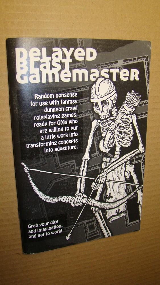 MODULE - DELAYED BLAST GAMEMASTER VOLUME 1 *NICE* DUNGEONS DRAGONS RARE