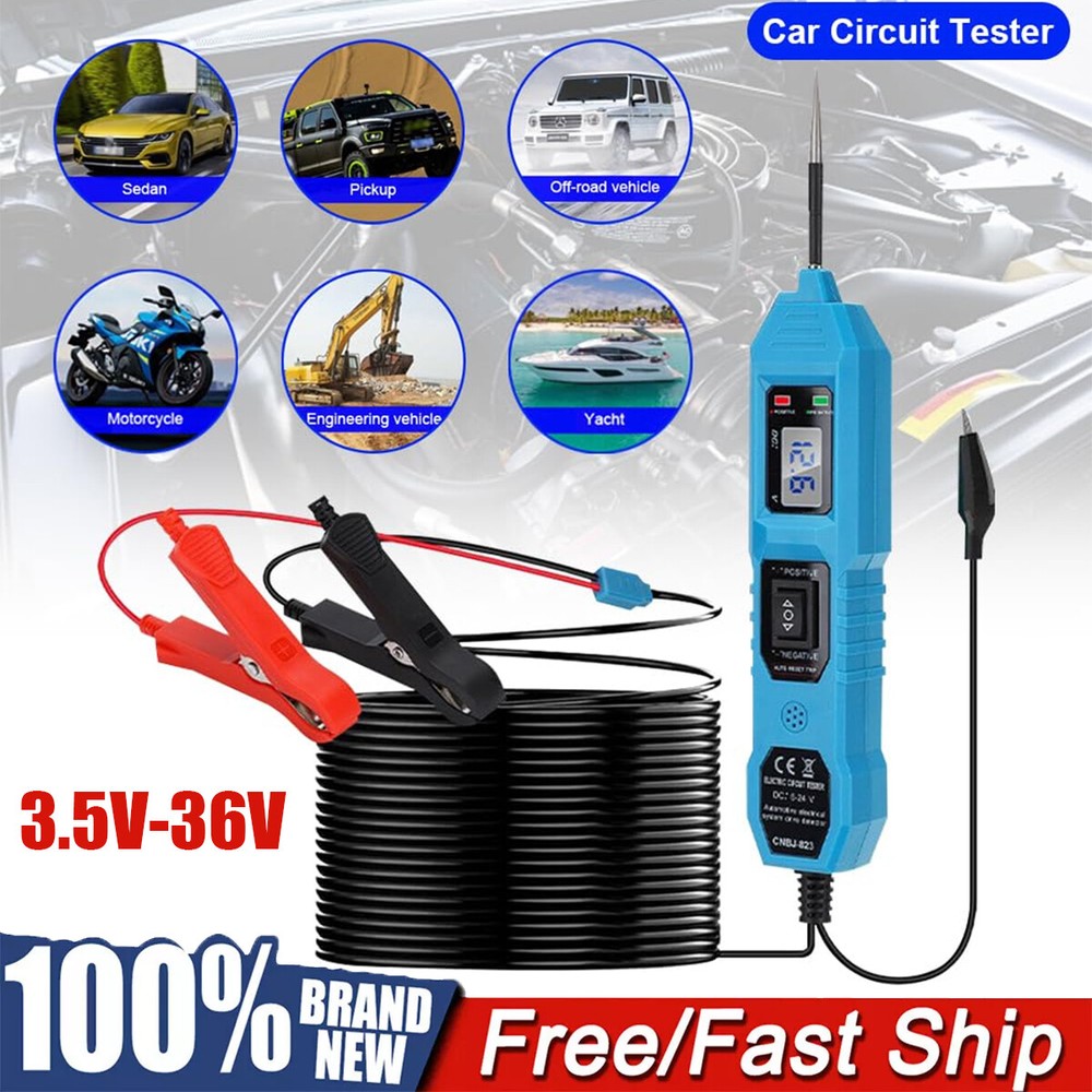 Digital Automotive Car Power Probe Circuit Electrical Tester Test Device System